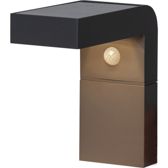 Vegglampe Solcelle med sensor - Svart-Utebelysning vegg opp og ned-Star Trading-Svart-481-12-Lightup.no