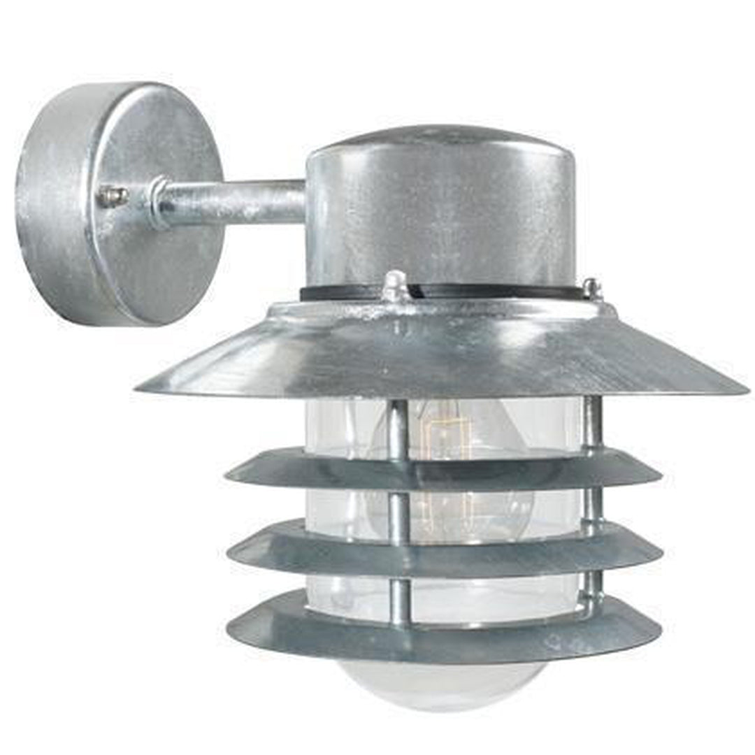 Vejers nedovervendt galvanisert stål-Utebelysning vegg klassisk-Nordlux-Galvanisert-74461031-Lightup.no