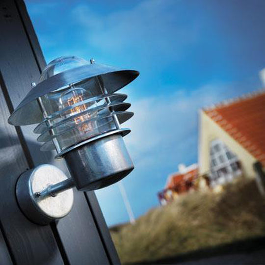 Vejers vegglampe - Galvanisert stål-Utebelysning vegg klassisk-Nordlux-Galvanisert-25091031-Lightup.no
