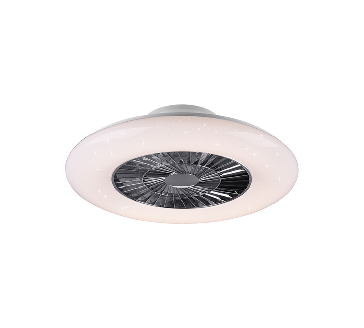 Visby takvifte 59 cm 39,6W 3000-6500K LED m/fjernkontroll - Krom-Vifter-Reality-Krom-Trl__R62402106-Lightup.no