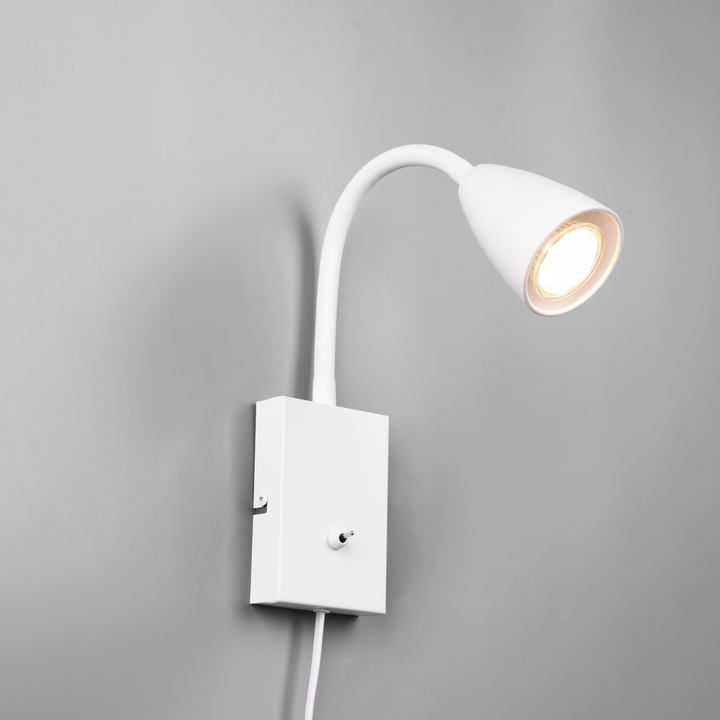 Wanda vegglampe - Hvit-Vegglamper-Trio Lighting-Hvit-Trl__202670131-Lightup.no