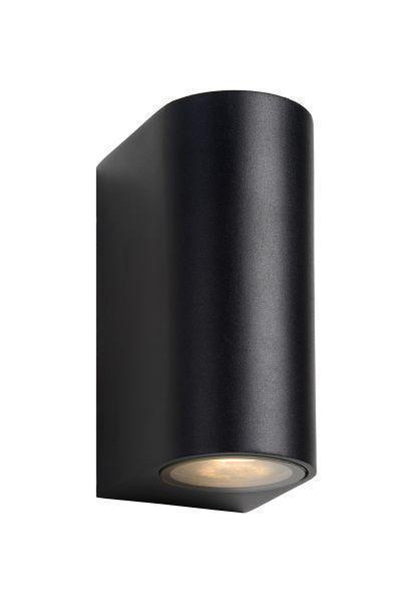 Zora round vegglampe opp/ned utendørs IP44-Utebelysning vegg opp og ned-Lucide-Svart-LC22861/10/30-Lightup.no
