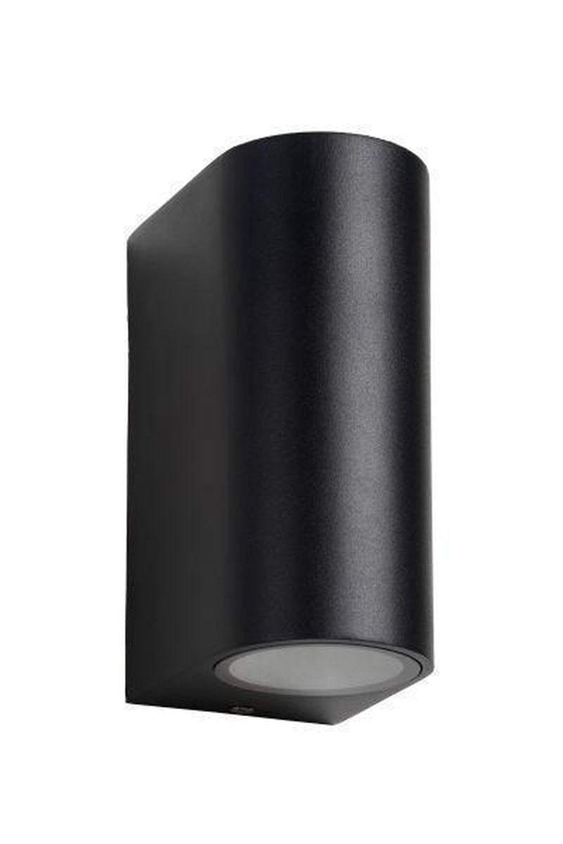 Zora round vegglampe opp/ned utendørs IP44-Utebelysning vegg opp og ned-Lucide-Svart-LC22861/10/30-Lightup.no