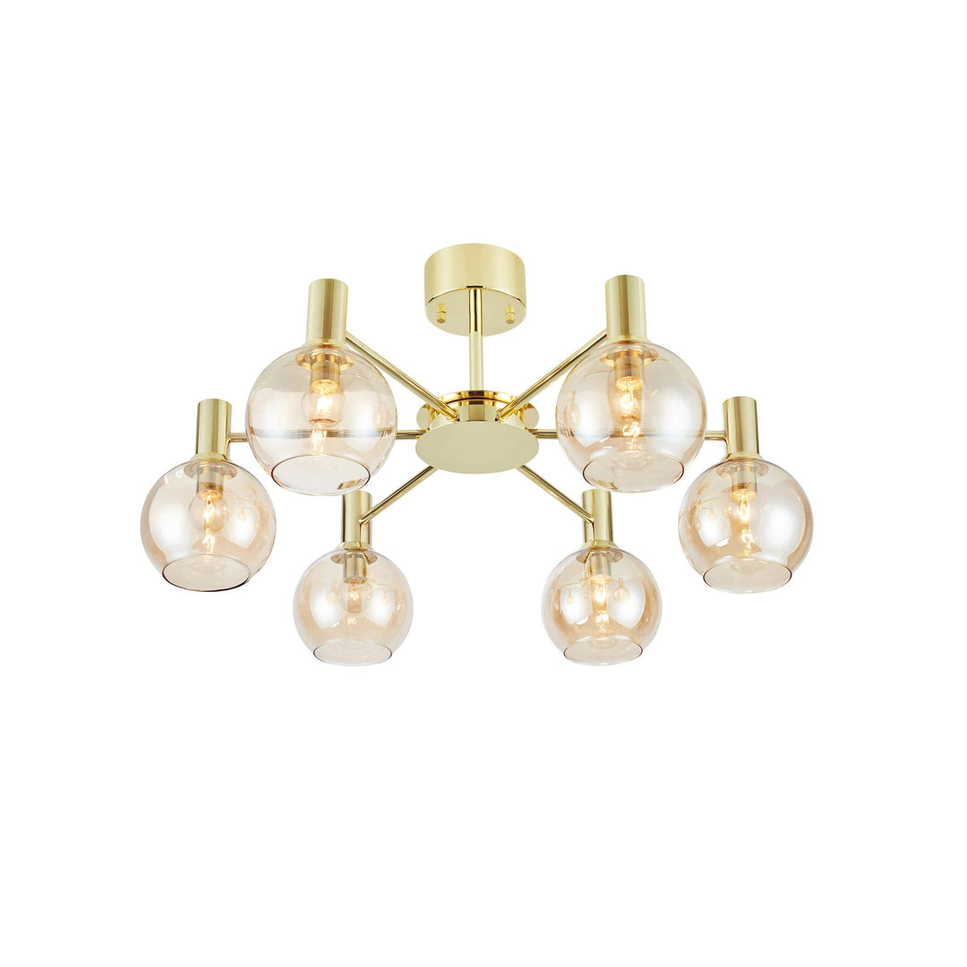 Ambra taklampe 6-lys