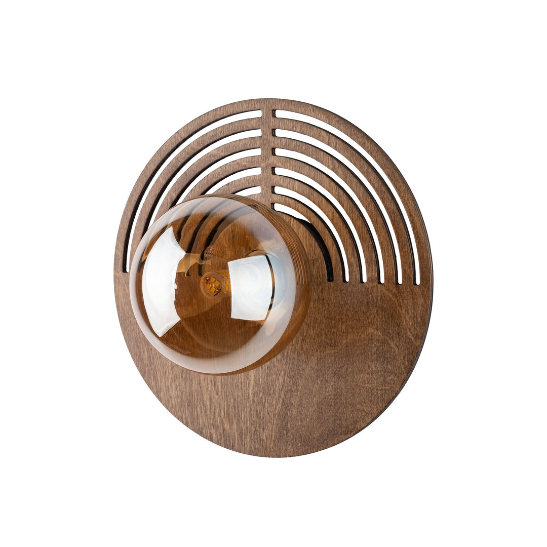Lunar wood 25 cm vegglampe