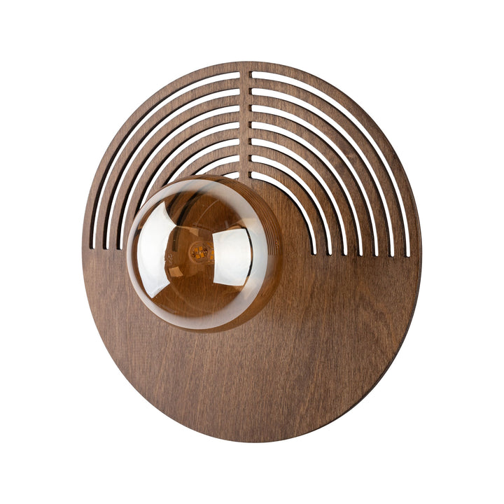 Lunar wood 30 cm vegglampe