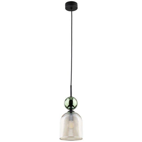 Sophia Green Cognac takpendel 1-lys-Takpendler-TK Lighting-Amber / grønn-TK-11146-Lightup.no