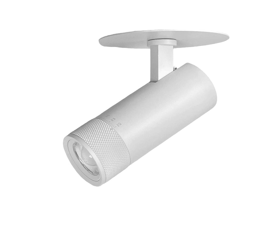 Ezra Zoom Recessed takspot 8W 2700 Kelvin 20-60 grader lysspredning - Dimbar