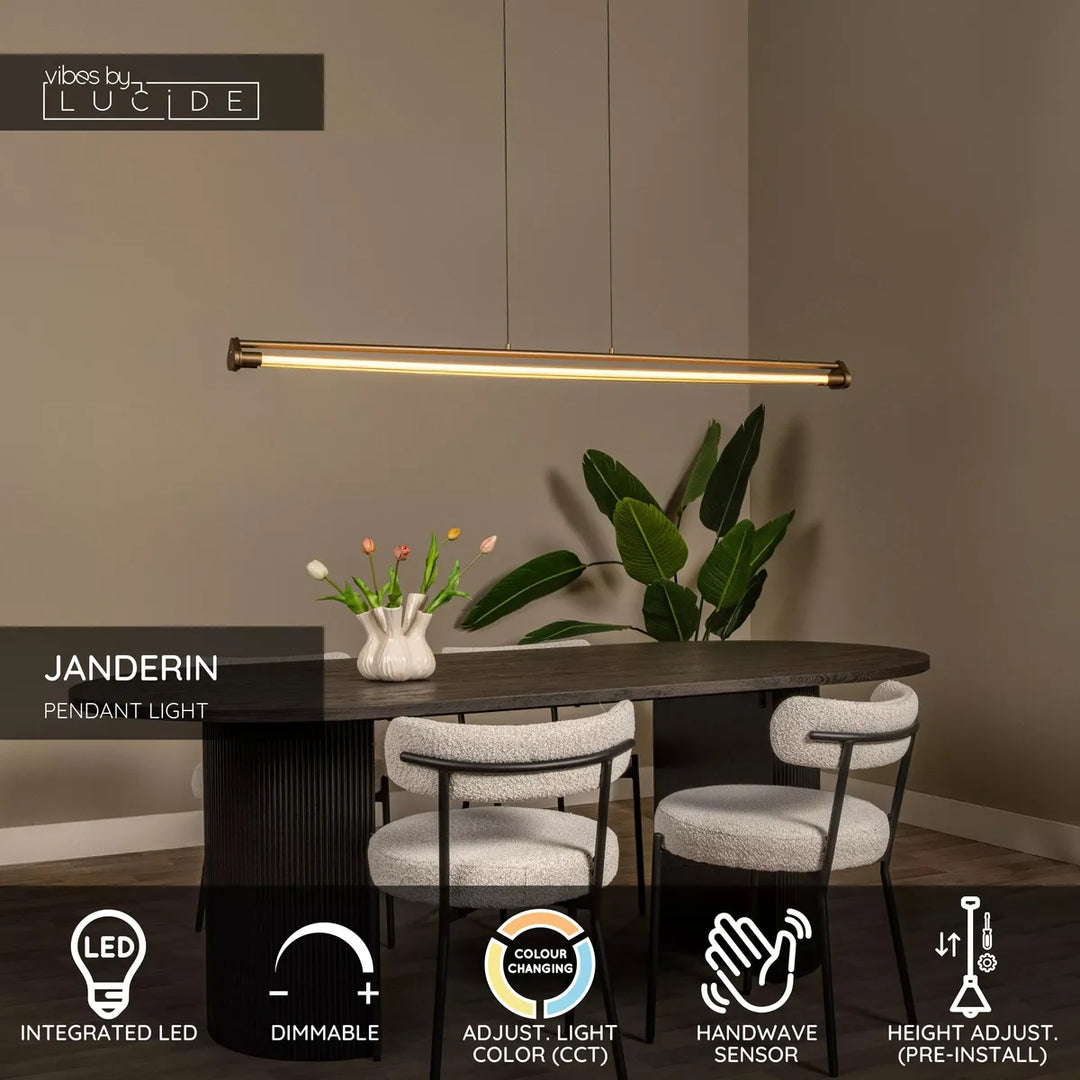 Janderin takpendel 146 cm 2 x 16W 2700/3300/4000 kelvin - Dimbar