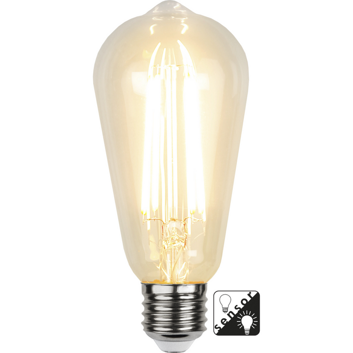 3,5W LED med sensor 2100K - E27-LED-pære E27 sokkel-Ms - belysning-Hvit-353-70-6-Lightup.no