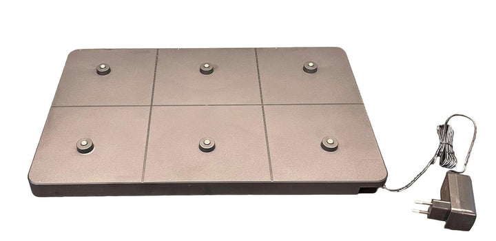 6-port ladeplate for Aura, Volar og Ding bordlamper-Bordlamper-NorDesign-Svart-411710062-Lightup.no