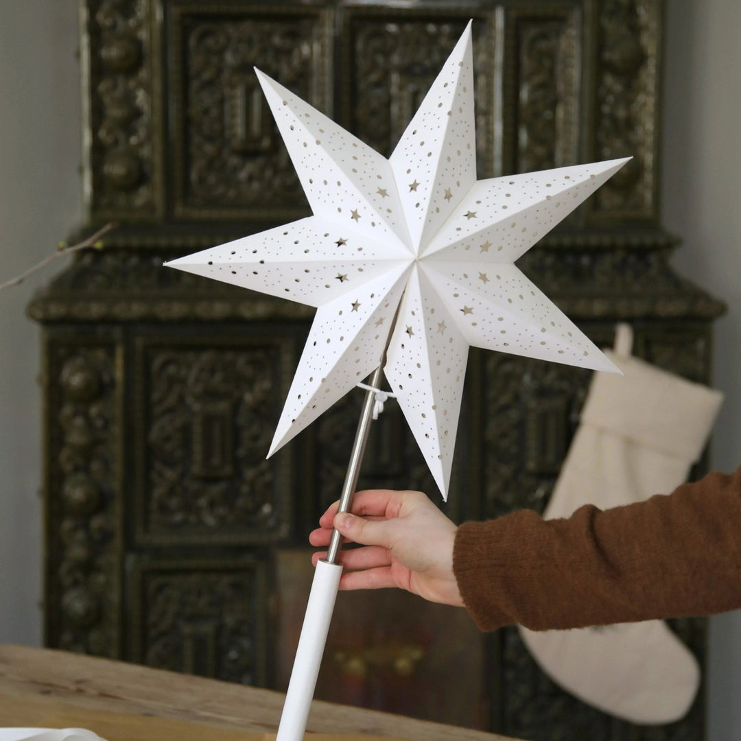 Noella bordstjerne 35 cm - Oppladbar