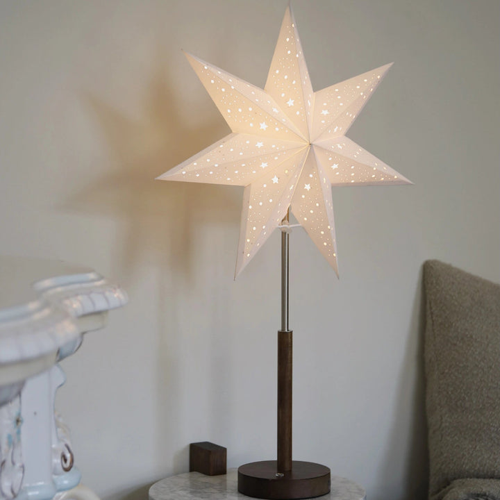 Noella bordstjerne 35 cm - Oppladbar