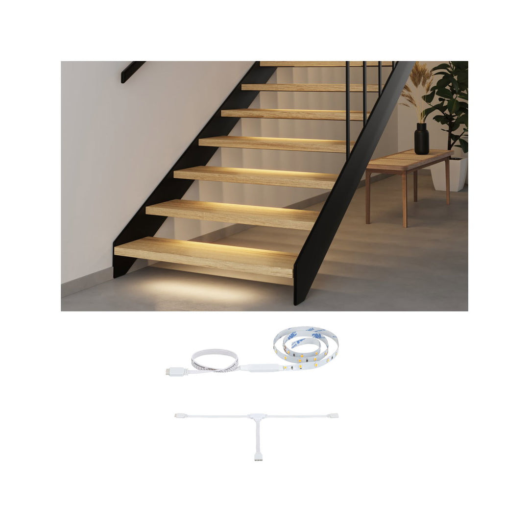 MaxLED Trappe LED stripeforlengelse 0,5m 0,3W 64lm/m 2700K
