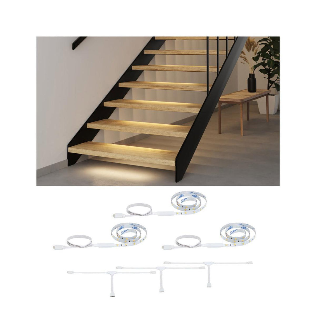 MaxLED Trappe LED stripeforlengelse 3x0,5m 3x0,3W 64lm/m 2700K
