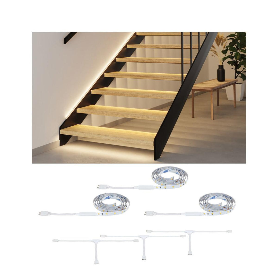 MaxLED Trappe LED stripeforlengelse 3x 1m 3x0,6W 3x192lm 2700K