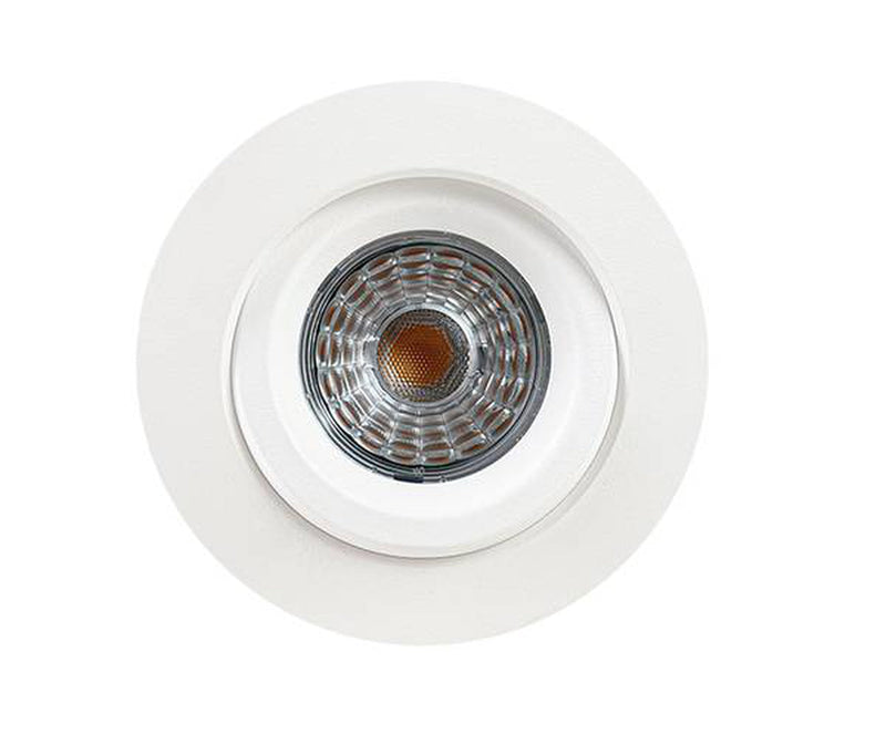9W Infinity 360° Comfort lavtbyggende downlight 2700K IP44 RA90+ - Matt hvit-Downlight lavtbyggende-Lumens-3600401-Lightup.no