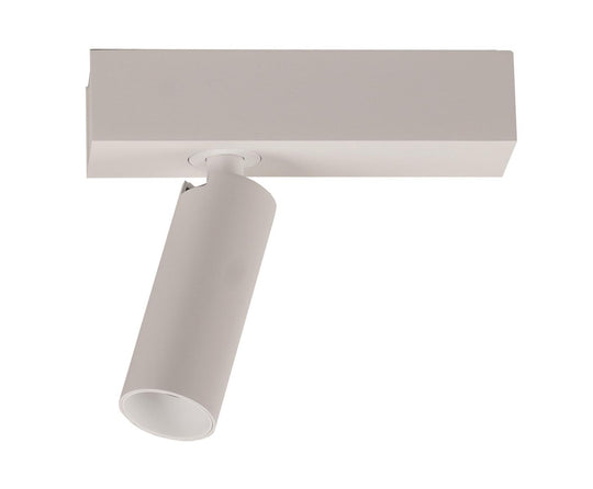 A block slim enkel spot med base 2700K 9,1 Watt - Dimbar-Taklamper-Antidark-Hvit-2-620-01-1+2-611-01-2-Lightup.no