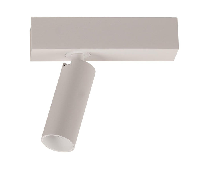 A block slim enkel spot med base 2700K 9,1 Watt - Dimbar-Taklamper-Antidark-Hvit-2-620-01-1+2-611-01-2-Lightup.no
