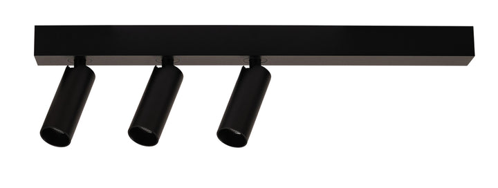 A block slim triple spot med base 2700K 3 x 9,1 Watt - Dimbar-Taklamper-Antidark-Svart-2-620-03-2+2-611-02-3-Lightup.no