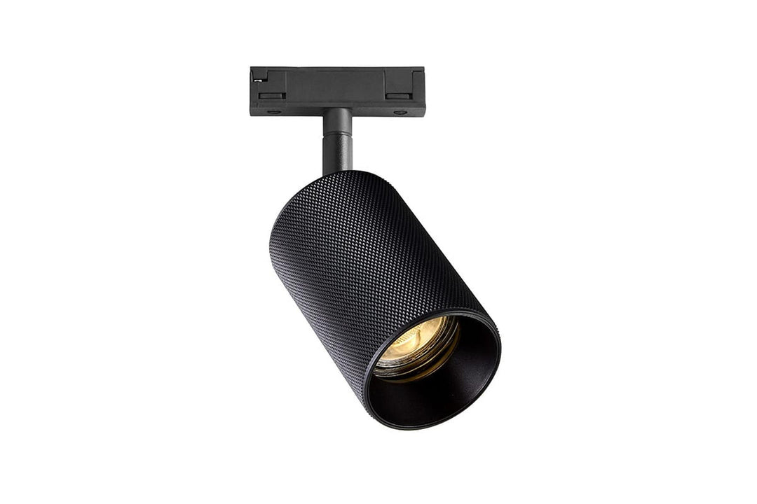 Designline Tube pro enkel spot GU10 - Grib svart-Spotskinner 230V-Antidark-Grip svart-2-312-01-22-Lightup.no
