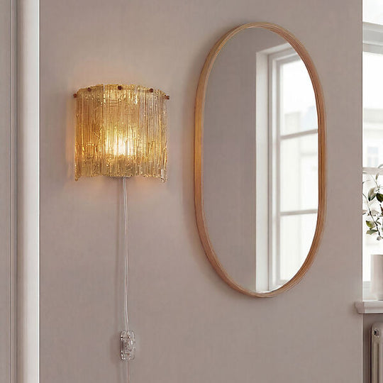 Abelone vegglampe-Vegglamper-Aneta Lighting-Svart/Amber-20002-15-41-Lightup.no