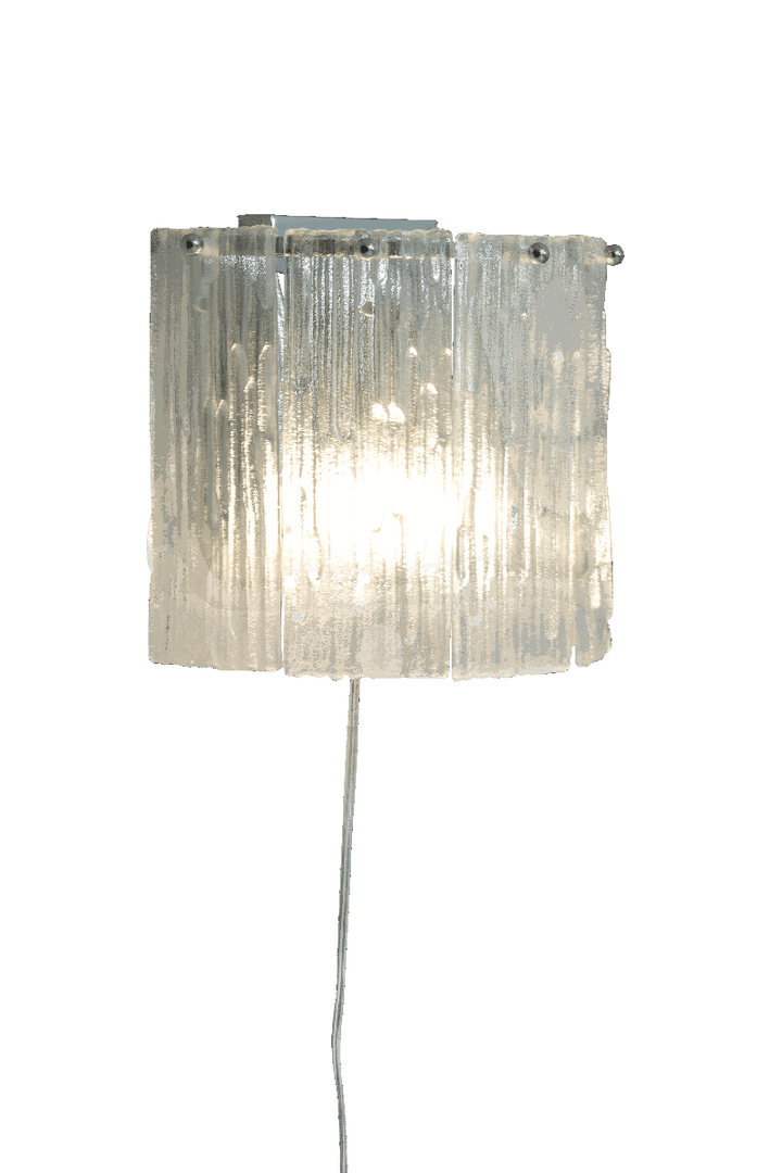 Abelone vegglampe-Vegglamper-Aneta Lighting-Sølv/Klart-20002-20-40-Lightup.no