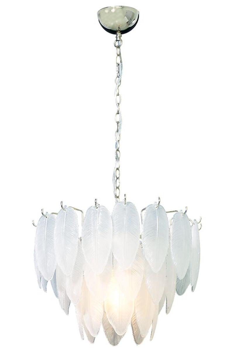 Adriana takpendel 43 cm-Takpendler-Aneta Lighting-Sølv / Frostet-25001-26-Lightup.no