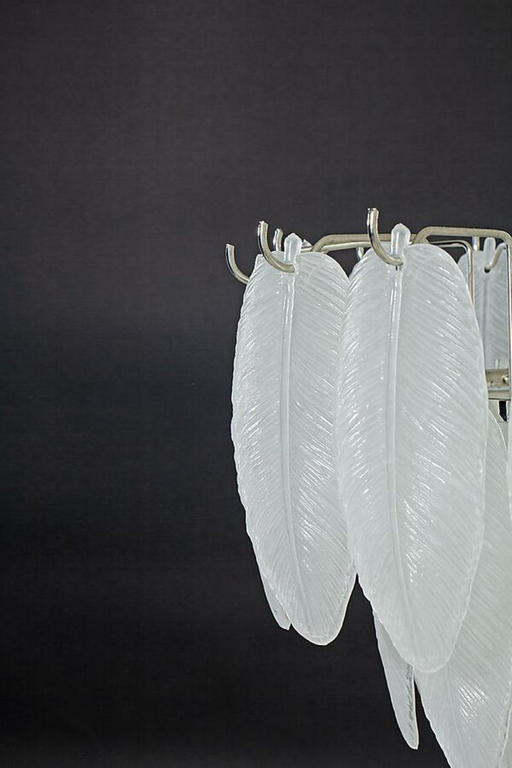 Adriana takpendel 43 cm-Takpendler-Aneta Lighting-Sølv / Frostet-25001-26-Lightup.no