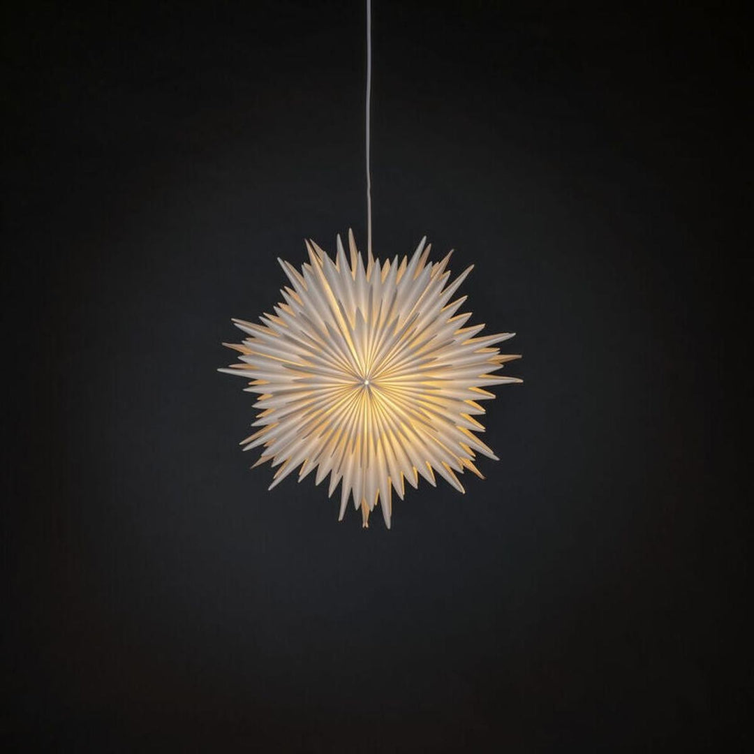 Adventsstjerne i papir – 46 cm-Julebelysning adventstjerne-Konstsmide-Hvit-5932-200-Lightup.no