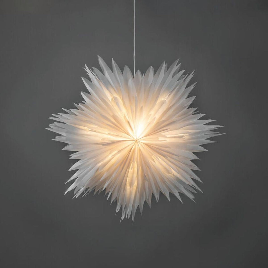 Adventsstjerne i papir – 60 cm-Julebelysning adventstjerne-Konstsmide-Hvit-5936-200-Lightup.no