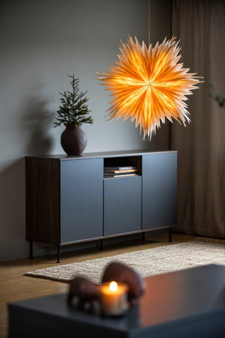 Adventsstjerne i papir – 60 cm-Julebelysning adventstjerne-Konstsmide-Hvit-5936-200-Lightup.no