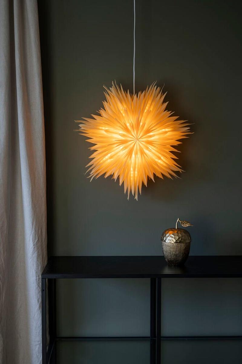 Adventsstjerne i papir – 60 cm-Julebelysning adventstjerne-Konstsmide-Hvit-5936-200-Lightup.no