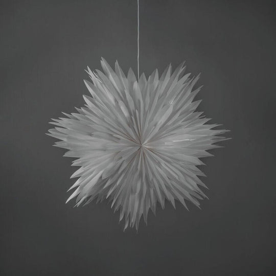 Adventsstjerne i papir – 60 cm-Julebelysning adventstjerne-Konstsmide-Hvit-5936-200-Lightup.no
