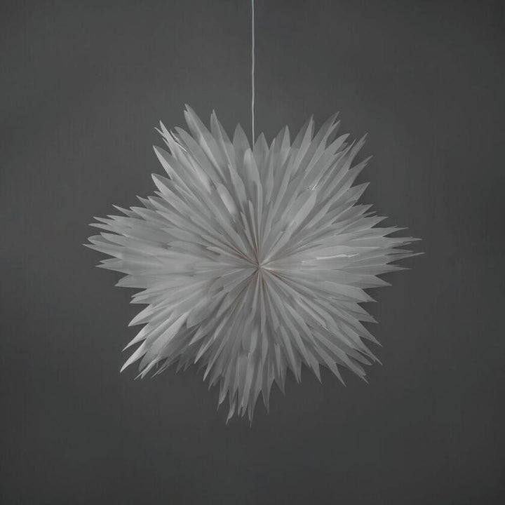 Adventsstjerne i papir – 60 cm-Julebelysning adventstjerne-Konstsmide-Hvit-5936-200-Lightup.no