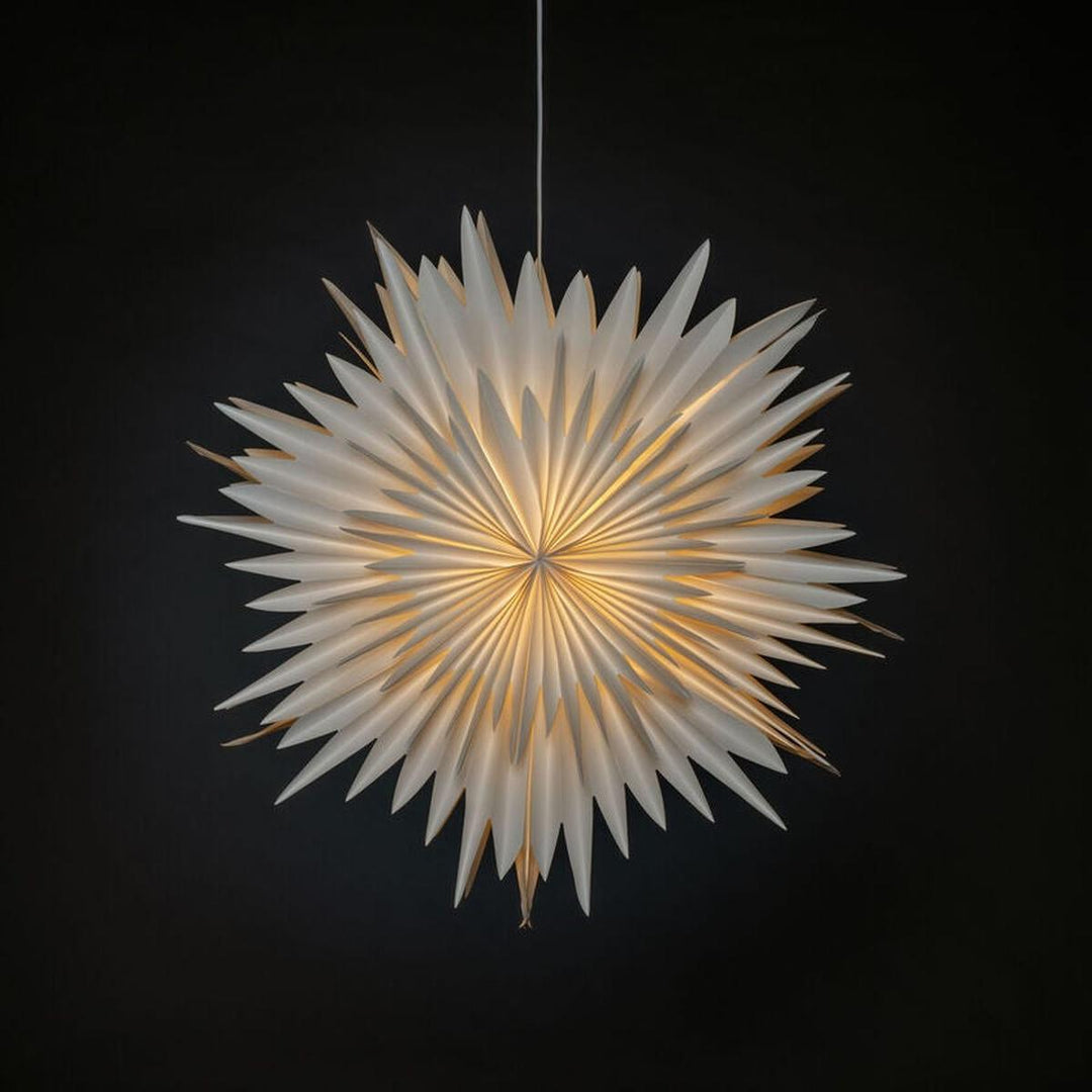 Adventsstjerne i papir – 80 cm-Julebelysning adventstjerne-Konstsmide-Hvit-5933-200-Lightup.no