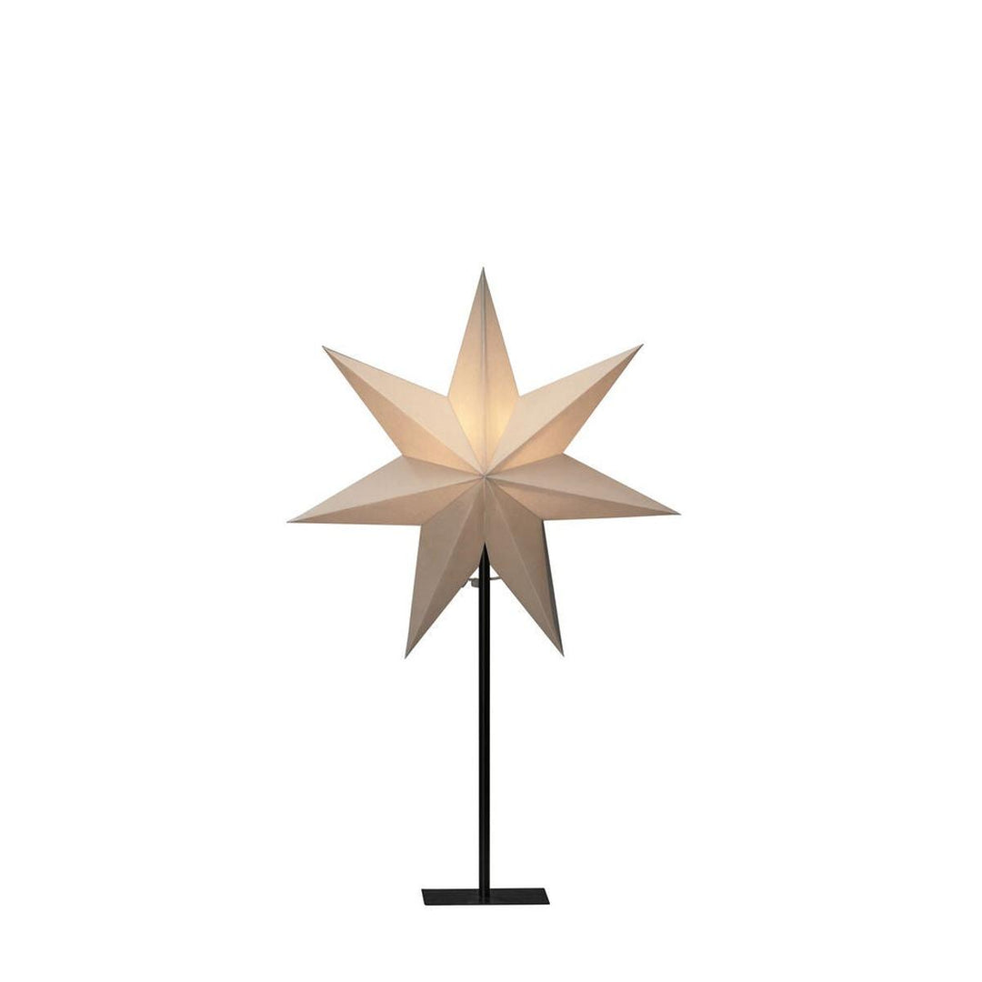 Adventsstjerne på metallfot – 65 cm – Greige-Julebelysning adventstjerne-Konstsmide-Greige-1761-350-Lightup.no