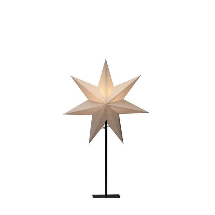 Adventsstjerne på metallfot – 65 cm – Greige-Julebelysning adventstjerne-Konstsmide-Greige-1761-350-Lightup.no