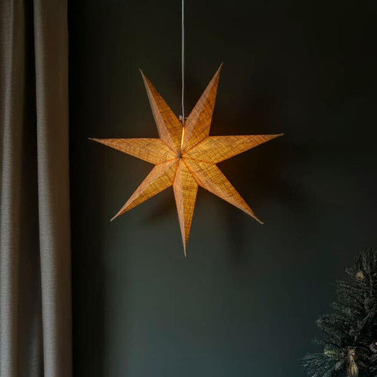 Adventstjerne 60 cm-Julebelysning adventstjerne-Konstsmide-Hamp Lin-5940-600-Lightup.no