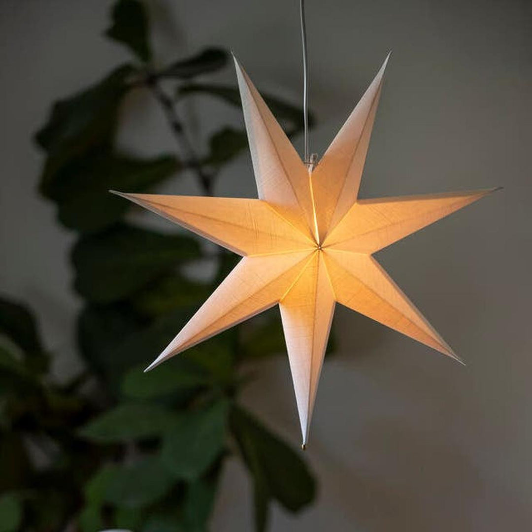 Adventstjerne 60 cm-Julebelysning adventstjerne-Konstsmide-Hamp Lin-5940-600-Lightup.no