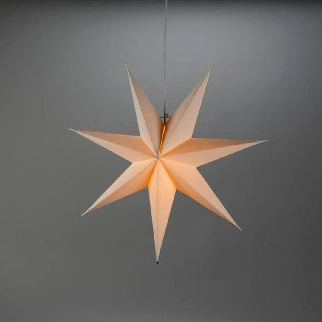 Adventstjerne 60 cm-Julebelysning adventstjerne-Konstsmide-Hamp Lin-5940-600-Lightup.no