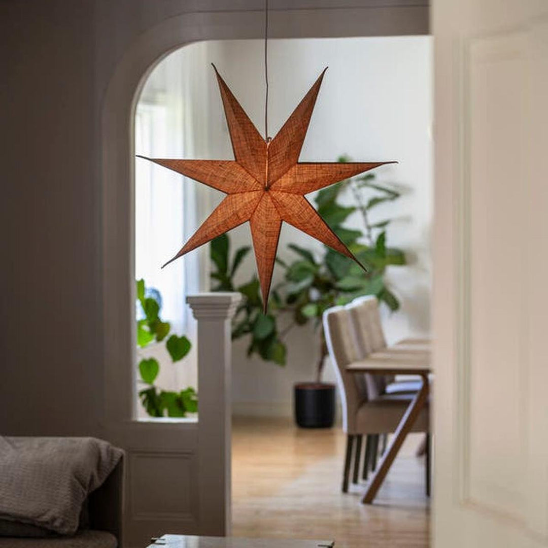 Adventstjerne 78 cm-Julebelysning adventstjerne-Konstsmide-Hamp Lin-5941–600-Lightup.no