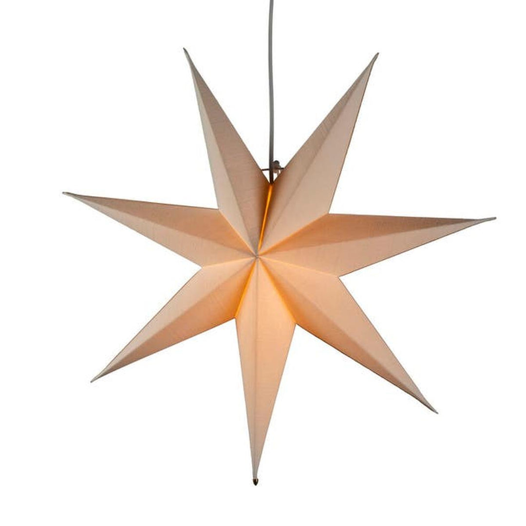 Adventstjerne 78 cm-Julebelysning adventstjerne-Konstsmide-Hvit Lin-5943-200-Lightup.no