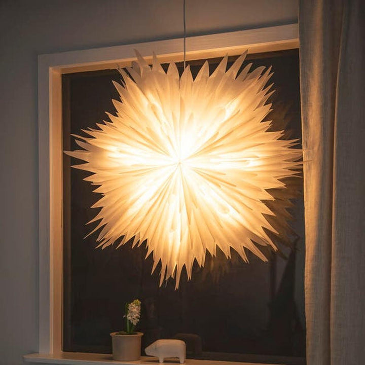 Adventstjerne 80 cm-Julebelysning adventstjerne-Konstsmide-Perlemor gullfarget-5937-280-Lightup.no