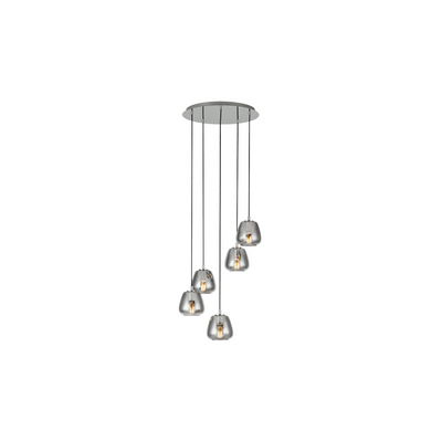 Albarino rondell - Krom/sotet-Takpendler-Eglo-39668-Lightup.no