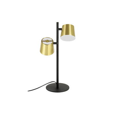 Altamira bordlampe 2 lys - Svart/Messing-Bordlamper-Eglo-39986-Lightup.no