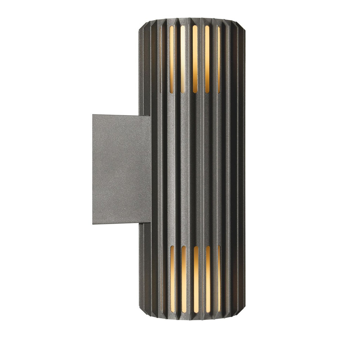 Aludra dobbel vegglampe seaside IP54-Utebelysning vegg opp og ned-Nordlux-Svart-2418121203-Lightup.no