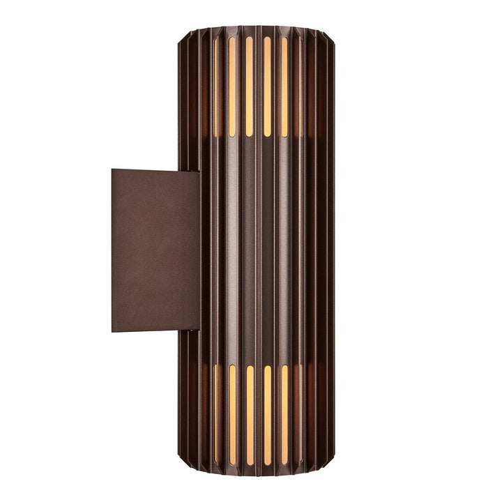 Aludra dobbel vegglampe seaside IP54-Utebelysning vegg opp og ned-Nordlux-Svart-2418121203-Lightup.no