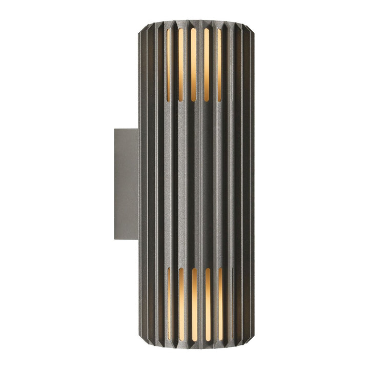 Aludra dobbel vegglampe seaside IP54-Utebelysning vegg opp og ned-Nordlux-Svart-2418121203-Lightup.no