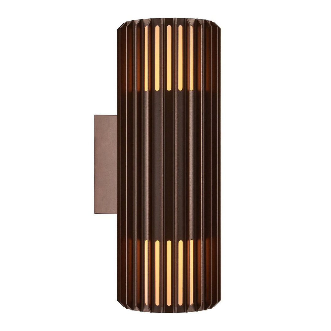 Aludra dobbel vegglampe seaside IP54-Utebelysning vegg opp og ned-Nordlux-Svart-2418121203-Lightup.no